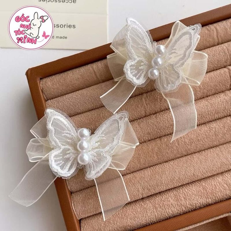 Nơ tóc nữ phong cách nữ tính